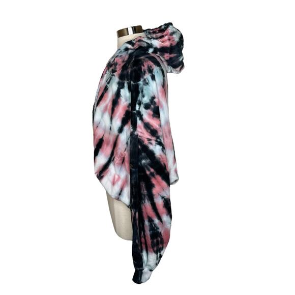 Young Fabulous and Broke Tie Dye Sweatshirt Hoodie with Snap Sleeves Women’s M L - Picture 9 of 10
